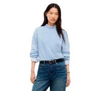Sweatshirt TOMMY HILFIGER "SCRIPT TERRY MDRN C-NK SWTSHIRT", Damen, Gr. M (40), blau (sky blau), Sweatware, Obermaterial: 100% Baumwolle, unifarben, normal, Rundhals, Sweatshirts Sweatshirt, Baumwolle