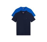 Tommy Hilfiger Xslim 2-pack Jersey Dark Night Navy/providence Blue Größe: L | Basic T-Shirts Outlet | Herren | Schwarz