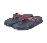 Tommy Hilfiger Zehentrenner DUAL DENSITY TOE - Gr. 44 - Blau - Textil