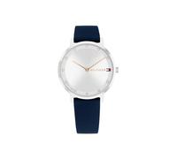 Tommy Hilfiger Zwei-Zeiger-Quarzwerk-Uhr für Damen mit Edelstahlarmband (Glieder- oder Mesh-Armband), aus Leder oder Silikon