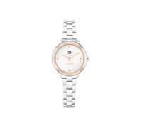 Tommy Hilfiger Zwei-Zeiger-Quarzwerk-Uhrfür Damen mit Silbernes Edelstahlarmband - 1782814