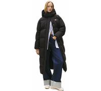 Tommy Jeans Damen Mantel aus Daunen TJW ALASKA GRID, schwarz, Gr. L