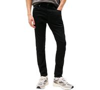 Slim-fit-Jeans TOMMY JEANS "AUSTIN SLIM TPRD" Gr. 34, Länge 34, denim black 1bz Herren Jeans (52908250-34) denim black 1bz