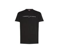 Tommy Jeans Reg Linear Logo Kurzarm-t-shirt S Black
