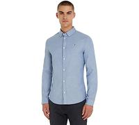 Tommy Jeans Herren Hemd TJM Slim Langarm, Blau (Twilight Navy), XXL