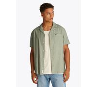 Tommy Jeans - Bekleidung Tjm Linen Blend Camp DM0DM20895 - Grün - Größe S