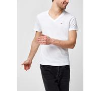 Tommy Jeans - Bekleidung TJM Original Jersey Tee V Neck - Weiß - Größe S