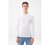 Tommy Jeans Herren Tjm Original Rib Longsleeve Tee Dm0dm04409 Langarm Strickoberteile, Weiß, XL EU