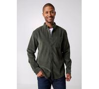 Tommy Jeans Cordhemd Herren Regular Fit Baumwolle khaki, XXL