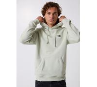 Hoodie TOMMY JEANS "TJM REG BADGE HOODIE EXT", Herren, Gr. L, misty sage tonal, Sweatware, Obermaterial: 100% Baumwolle, unifarben, regular fit hüftlang, Rundhals, eingesetzt,Ärmel ohne Ärmelschlitz R