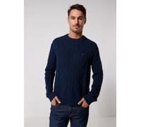 Tommy Jeans - Bekleidung Tjm Reg Cable Knit S - Blau - Größe L