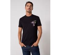 Tommy Jeans - Bekleidung Tjm Reg City Sign Ss - Schwarz - Größe XL