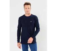 Tommy Jeans - Bekleidung Tjm Reg Waffle L/S T DM0DM19216 - blau - Größe L