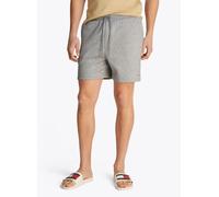 Sweatshorts TOMMY JEANS "TJM S FLAG BEACH SHORT EXT", Herren, Gr. L, N-Gr, grau (grau htr), Sweatware, Obermaterial: 80% Baumwolle, 20% Polyester, casual, Hosen (50295125-L) grau htr