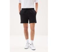 Tommy Jeans Regular Fit Sweatshorts aus Alpaka-Mix mit Logo-Stitching in Black, Größe XL