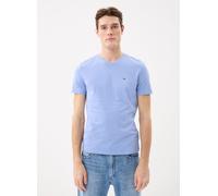 Tommy Jeans - Bekleidung Tjm Xslim Jaspe Htr - Blau - Größe L
