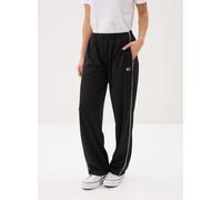 Trainingshose TOMMY JEANS "TJW ARCHIVE TRACK PANT", Damen, Gr. XS (34), N-Gr, schwarz, Web, Obermaterial: 89% Polyester, 11% Elasthan, unifarben mit Farbeinsatz, relaxed fit knöchellang, Hosen Trainin
