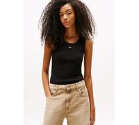 Tommy Jeans - Bekleidung Tjw Essential Rib Ta DW0DW20673 - Schwarz - Größe XL