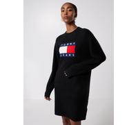Tommy Jeans - Bekleidung Tjw Flag Sweater Dre DW0DW21462 - schwarz - Größe S