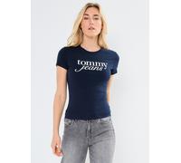 Tommy Jeans - Bekleidung Tjw Slim Essential L DW0DW19447 - blau - Größe S