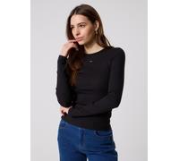 Tommy Jeans - Bekleidung Tjw Slim Essential R DW0DW17387 - Schwarz - Größe M