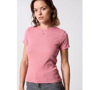 Tommy Jeans Slim Essential Ext Kurzarm-t-shirt M Tahiti Berry