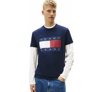 TOMMY JEANS Big Flag M - T-shirt - Herren XL Dark Blue