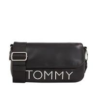 Tommy Jeans Bold Elongated Flap Umhängetasche, Crossbodytasche, Schwarz