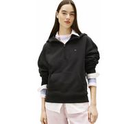 TOMMY JEANS Boxy Flag 1/4 Zip W - Kapuzenpullover - Damen Black M