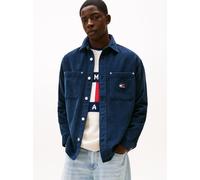 Tommy Jeans Cordhemd Herren Comfort Fit Baumwolle marine, XXL