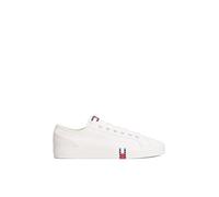 Plateausneaker TOMMY JEANS "ARCHIVE Y2K", Damen, Gr. 39, ecru, Textil, unifarben, Schuhe Plateausneaker, Freizeitschuh, Halbschuh, Schnürer im Retro-Look mit Label im Plateau (10735812-39) ecru