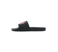 Tommy Jeans Damen Badeschuhe Flag Pool Slide Badelatschen, Schwarz (Black), 37