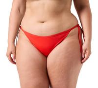 Tommy Jeans Damen Bikinihose Seitliche Schnürung Sport, Rot (Hot Heat), XL