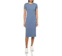 Tommy Jeans Damen Bodycon Midi Dress with Logo Detail Lässiges Kleid, Blue Moment, X-Klein