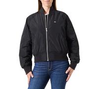 Tommy Jeans Damen Bomberjacke Essential Wasserabweisend, Schwarz (Black), M