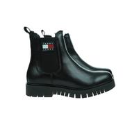 Tommy Jeans Damen Chelsea Boots warm, Schwarz (Black), 38