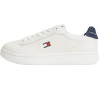 Tommy Jeans Damen Court Sneaker Archive '98 aus Leder, Mehrfarbig (RWB), 36