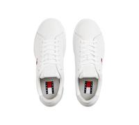 Tommy Jeans Damen Court Sneaker Archive '98 aus Leder, Weiß (Ecru), 39
