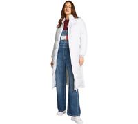 Tommy Jeans Damen Daunenmantel Maxi Essential Puffer Knielang, Weiß (White), L