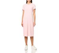 Tommy Jeans Damen Figurbetontes Midikleid mit Logo-Detail Kleid, Precious Pink, Groß
