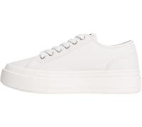 Tommy Jeans Damen Flatform Sneaker Low Top, Weiß (Ecru), 40