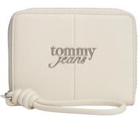 Geldbörse TOMMY JEANS "TJW BOLD MED ZA", Herren, beige, Lederimitat, unifarben, Basic, Kleinlederwaren, Geldbeutel, Portemonnaie, Money Pocket mit Logoemblem (17107957-0) beige
