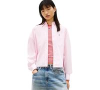 Tommy Jeans Damen Hemd Essential Crop aus Baumwolle, Rosa (Pearly Pink), S
