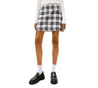 Tommy Jeans Damen High Waist A-Linie Minirock mit Tasche und verziertem Logo, Ecru, X-Groß