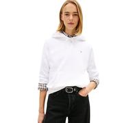 Tommy Jeans Reg S Flag Kapuzenpullover XS White