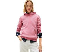 Tommy Jeans Damen Hoodie Linear mit Kapuze, Rosa (Mystic Pink), M