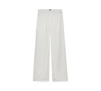 Tommy Jeans Damen Hose aus Baumwolle-Leinenmix, offwhite, Gr. L