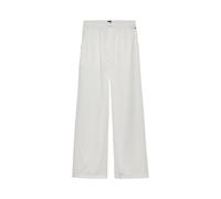 Tommy Jeans Damen Hose aus Baumwolle-Leinenmix, offwhite, Gr. M