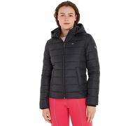 Tommy Jeans Damen Jacke Basic Übergangsjacke, Schwarz (Black), L