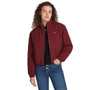 Tommy Jeans Damen Jacke Essential Padded Jacket Übergangsjacke, Rot (Deep Rouge), L